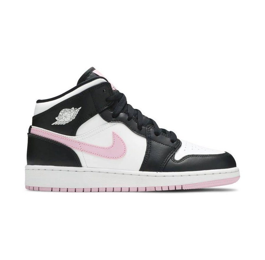Air Jordan 1 Mid White Light Arctic Pink 555112 103