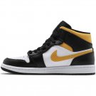 Air Jordan 1 Mid White Pollen Black 554724-177