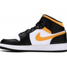 Air Jordan 1 Mid White Pollen Black 554725-177
