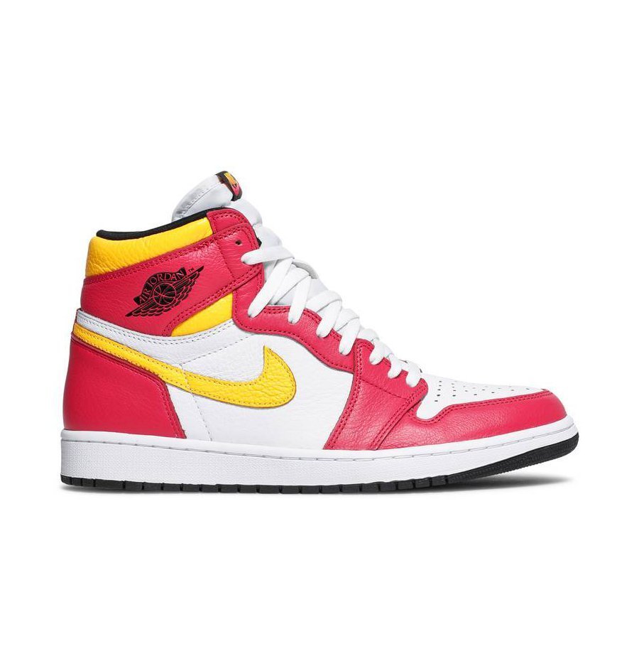 Air Jordan 1 Retro High Light Fusion Red 555088 603