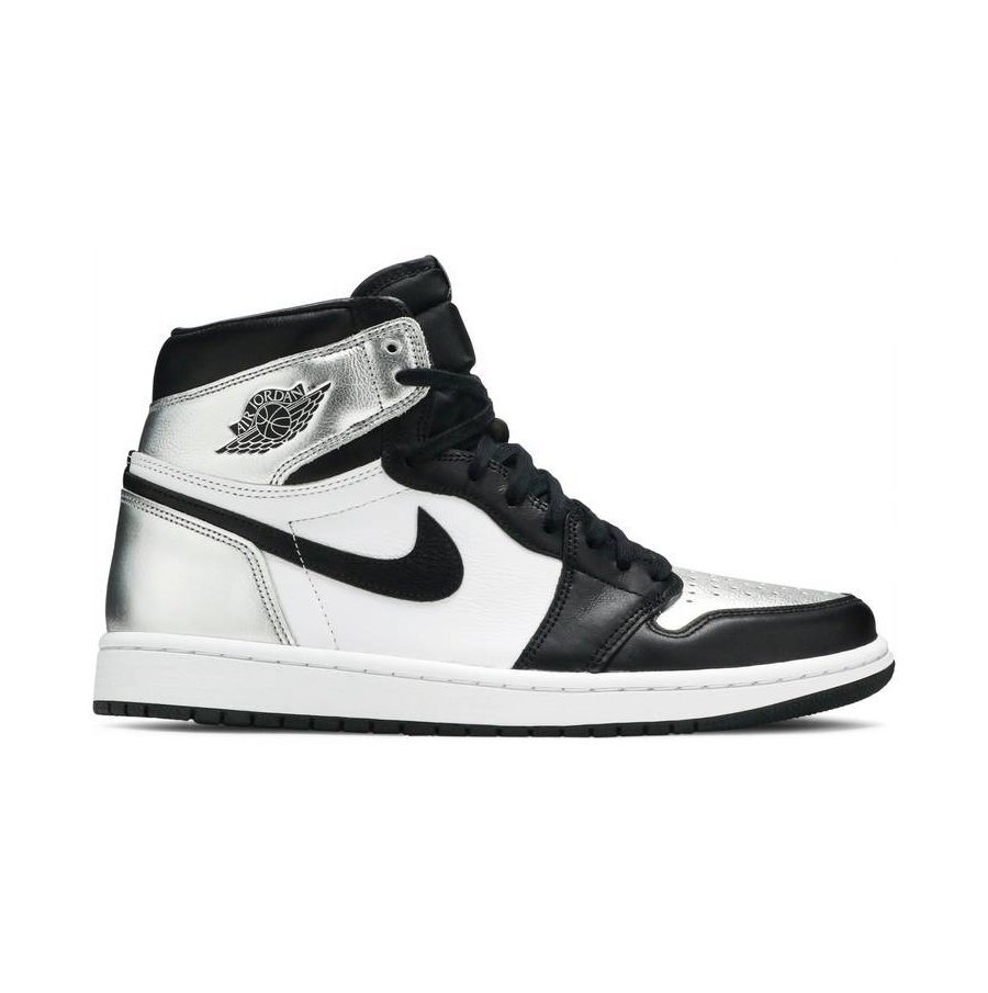 Air Jordan 1 Retro High Silver Toe CD0461 001