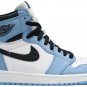 Air Jordan 1 Retro High White University Blue Black 555088-134