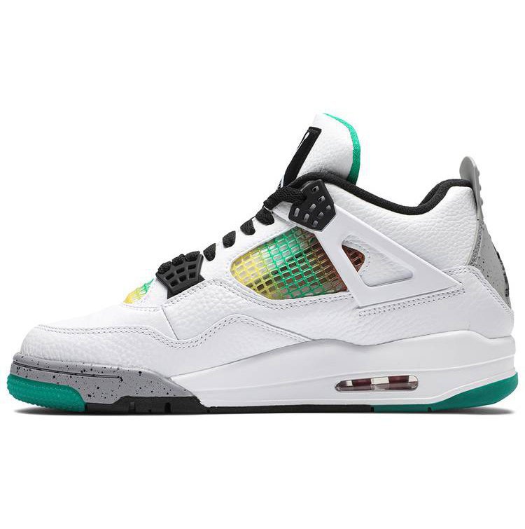 Air Jordan 4 Retro Lucid Green Rasta AQ9129-100