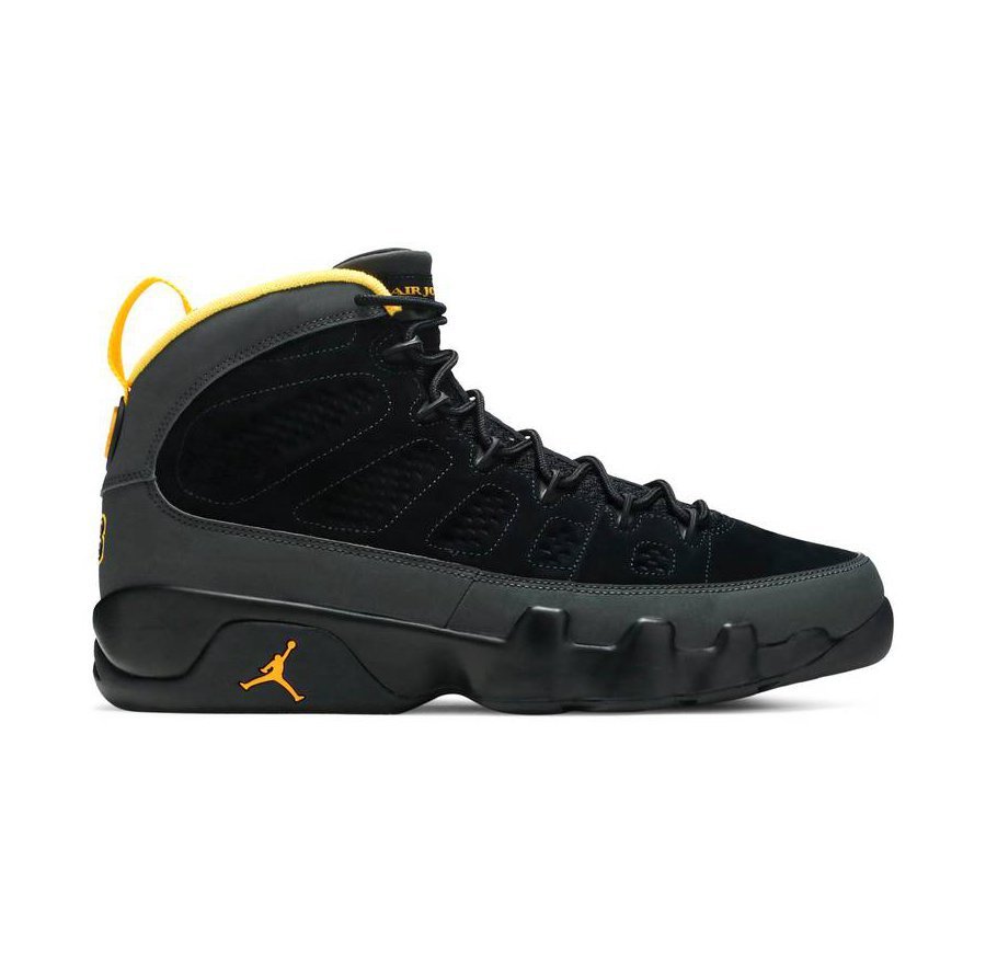 Air Jordan 9 Retro Dark Charcoal University Gold CT8019 070