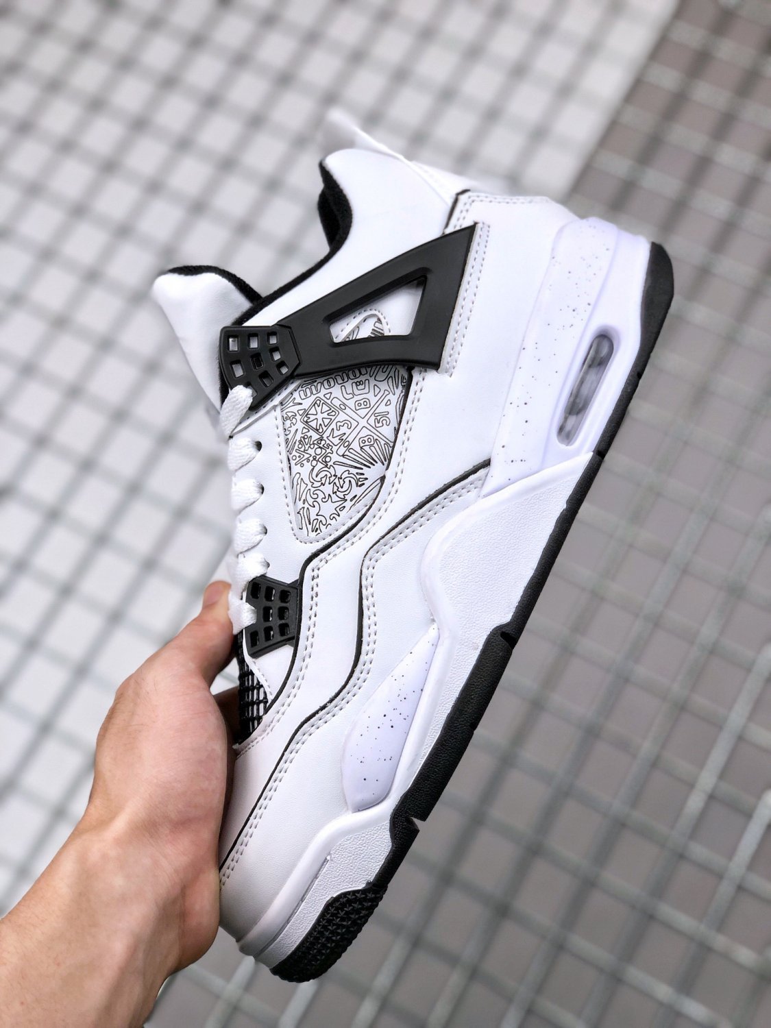 Men Air Jordan 4 Retro DIY DC4101 100