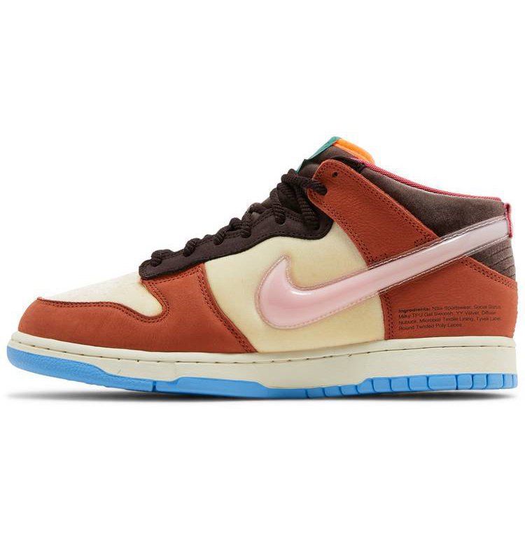 Nike Dunk Mid Social Status Free Lunch Chocolate Milk DJ1173-700