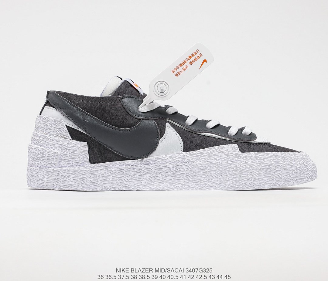 Nike sacai x Blazer Low Iron Grey DD1877 002