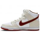 Nike SB Dunk High Sail Bright Crimson CV9499-100