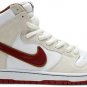 Nike SB Dunk High Sail Bright Crimson CV9499-100