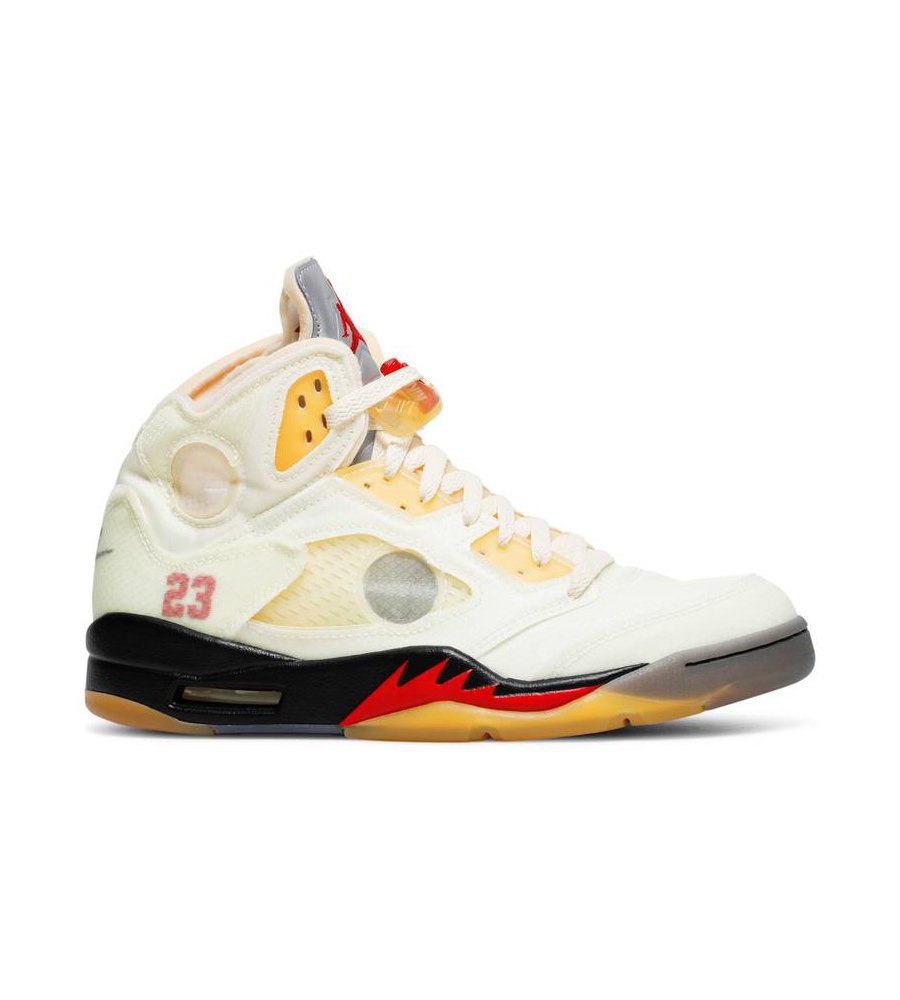 Off-White x Air Jordan 5 SP Sail DH8565 100