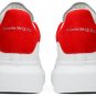 Women Alexander McQueen Oversized Sneaker White Lust Red