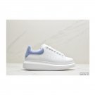Women Alexander McQueen Wmns Oversized Sneaker White Dream Blue