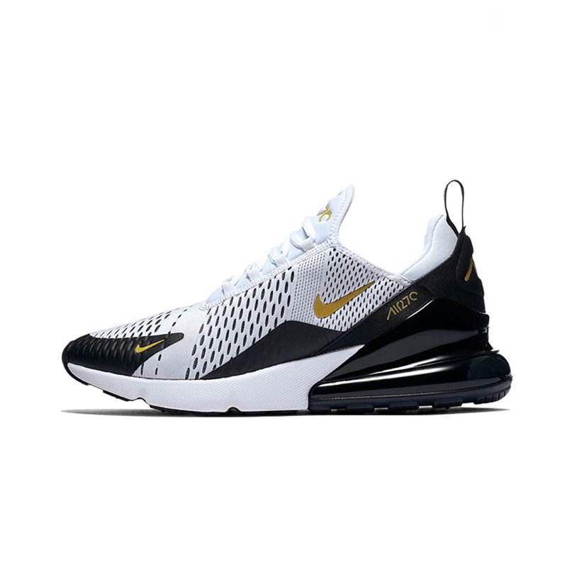 Nike Air Max 270 Black white and gold
