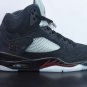 A Ma Mani&Atilde;&copy;re X Air Jordan 5 Black Burgundy Crush Pale Ivory Unique_1
