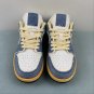 Air Jordan 1 Low &acirc;��Sashiko&acirc;�� Ashen SlateBlack-Pale Ivory-Sesame
