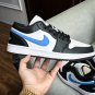 Air Jordan 1 Low 'Black and University Blue'