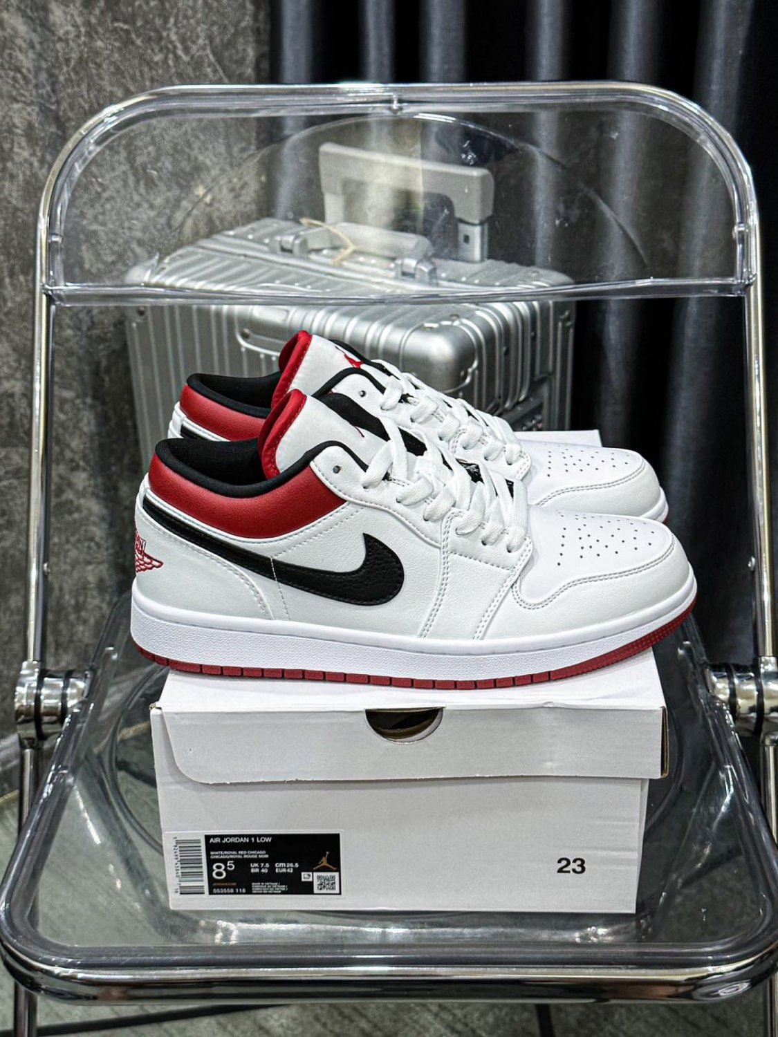 Air Jordan 1 Low 'White Gym Red'