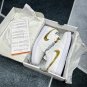 Air Jordan 1 Low 'White Metallic Gold'