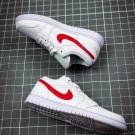 Air Jordan 1 Low White Varsity Red