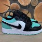 Air Jordan 1 Low WhiteEmerald Rise-Black