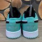 Air Jordan 1 Low WhiteEmerald Rise-Black