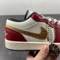 Air Jordan 1 Low Year Of The Dragon White, Red And Gold
