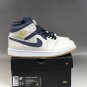 Air Jordan 1 Mid &acirc;��Jeter&acirc;�� SailBronze-College Navy