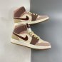 Air Jordan 1 Mid BrownTan-Pink DO7440-821