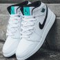 Air Jordan 1 Mid GS Hyper Jade 554725-122