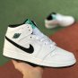 Air Jordan 1 Mid GS Hyper Jade 554725-122