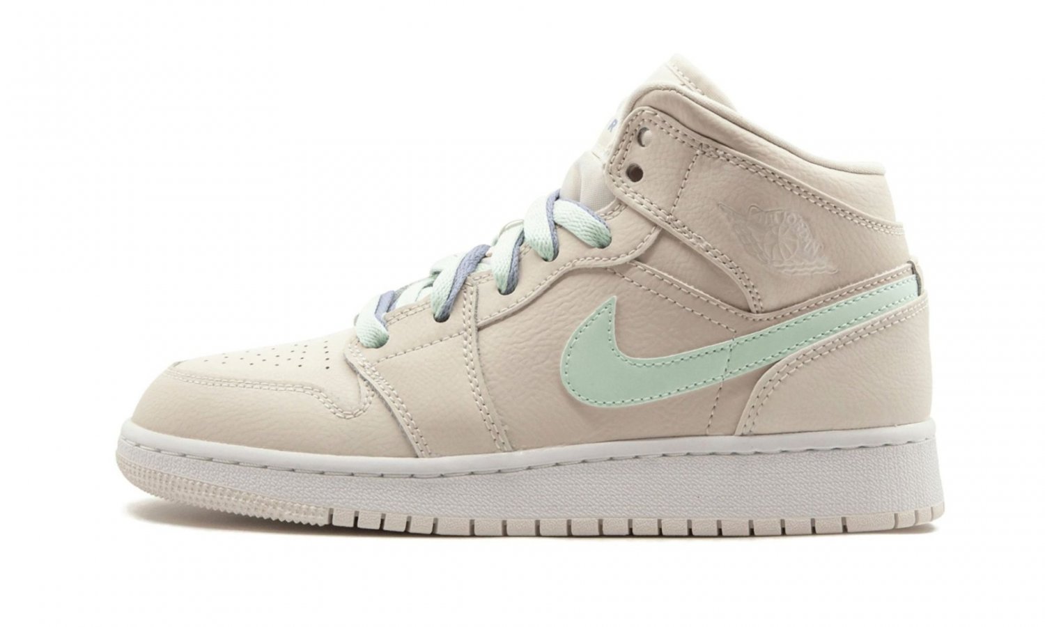 air jordan 1 mid Multi color swoosh phantom GS