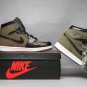 Air Jordan 1 Mid Olive CanvasBlack