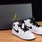 Air Jordan 1 Mid White Purple Black