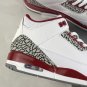Air Jordan 3 &acirc;��Cardinal&acirc;�� WhiteLight Curry-Cardinal Red-Cement Grey
