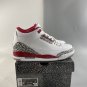 Air Jordan 3 &acirc;��Cardinal&acirc;�� WhiteLight Curry-Cardinal Red-Cement Grey