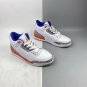 Air Jordan 3 &acirc;��Knicks Rivals&acirc;�� WhiteOld Royal-University Orange