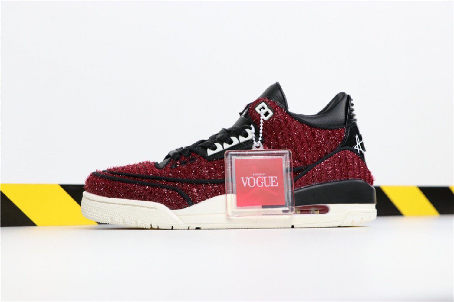 Air Jordan 3 AWOK University Red Sail Black