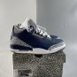 Air Jordan 3 Midnight Navy Cement Grey White