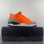 Air Jordan 3 Orange Black Cement Grey