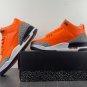 Air Jordan 3 Orange Black Cement Grey