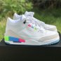 Air Jordan 3 Quai 54 White Multi Color