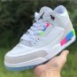 Air Jordan 3 Quai 54 White Multi Color