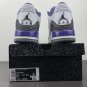 Air Jordan 3 White Black Dark Iris Cement Grey