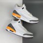 Air Jordan 3 White Laser Orange Cement Grey Black