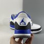 Air Jordan 3 WhiteBlack-Cement Grey-Racer Blue