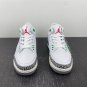 Air Jordan 3 WhiteVarsity Red-Lucky Green-Cement Grey