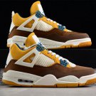 AIR JORDAN 4 RETRO GS CACAO WOWGEODE TEALALE BROWNTWINESAIL