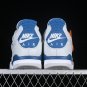 AIR JORDAN 4 RETRO MILITARY BLUE 2024 OFF-WHITEMILITARY BLUENEUTRAL GREY