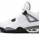 AIR JORDAN 4 RETRO White Cement