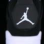 AIR JORDAN 4 RETRO WHITE THUNDER BLACKWHITEBLACK